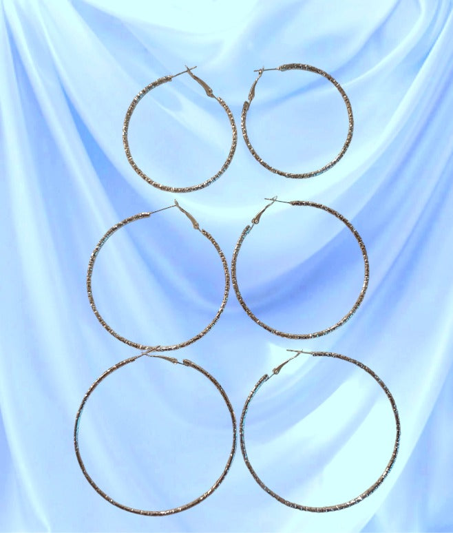 Hammer Hoop Earrings