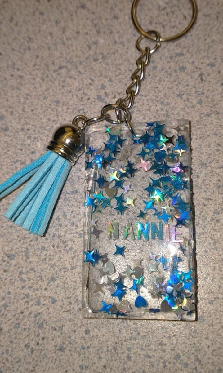 Customize Word Keychains