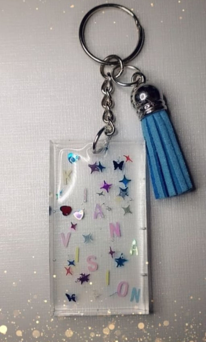 Customize Word Keychains
