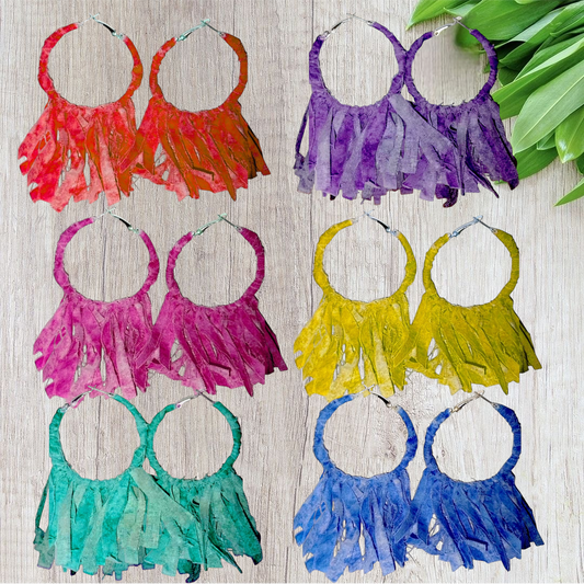 Colored Boho Earrings