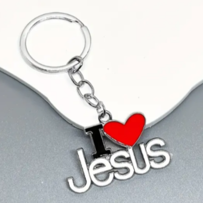 I Love Jesus Keychain
