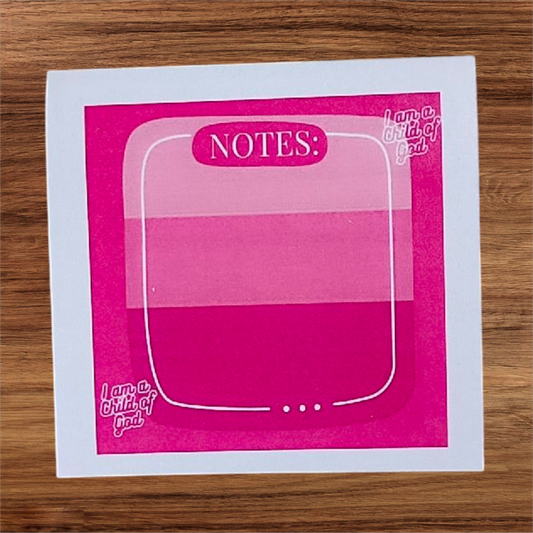 I Am a Child of God Sticky Notes